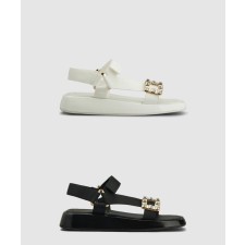 [ROGER VIVIER-로저비비에]비비에 슬라이드 트레키 샌들 6093