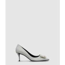 [ROGER VIVIER-로저비비에]플라워 스트라스 펌프스 4141