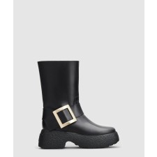 [ROGER VIVIER-로저비비에]비브 레인저스 바이커 부츠 6423