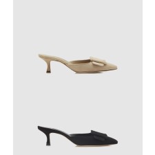 [M.BLAHNIK-마놀로블라닉]메이세일 스웨이드 뮬