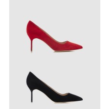 [M.BLAHNIK-마놀로블라닉]비비 70 스웨이드 펌프스