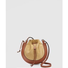 [LOEWE-로에베]홀스슈 숄더백 스웨이드