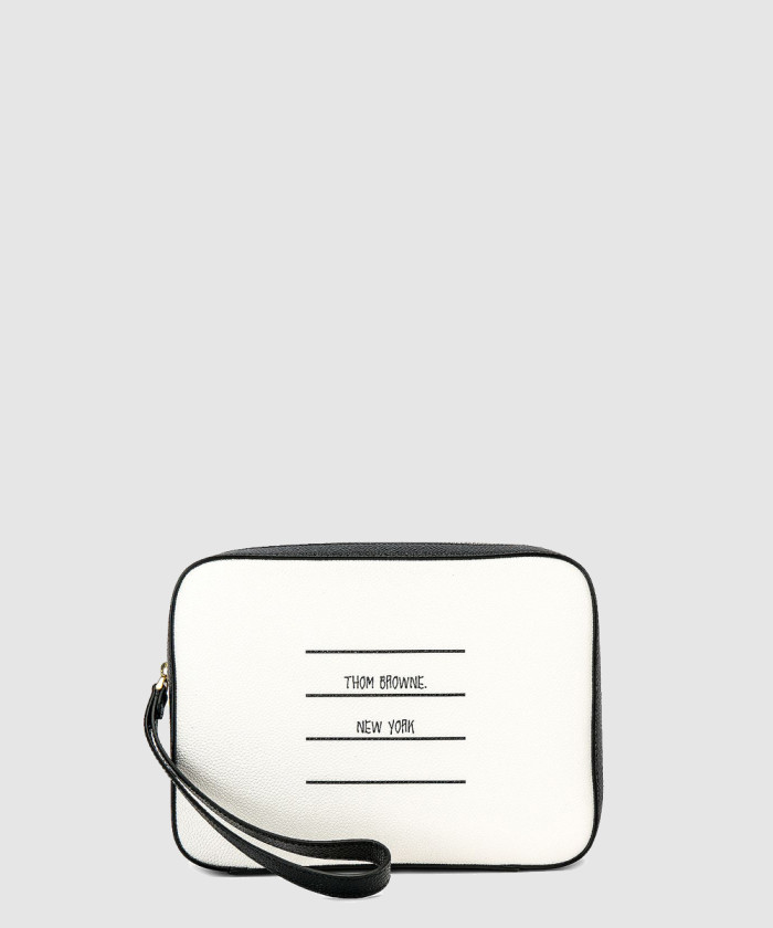 [THOM BROWNE-톰브라운]페이퍼 라벨 파우치 MAC067