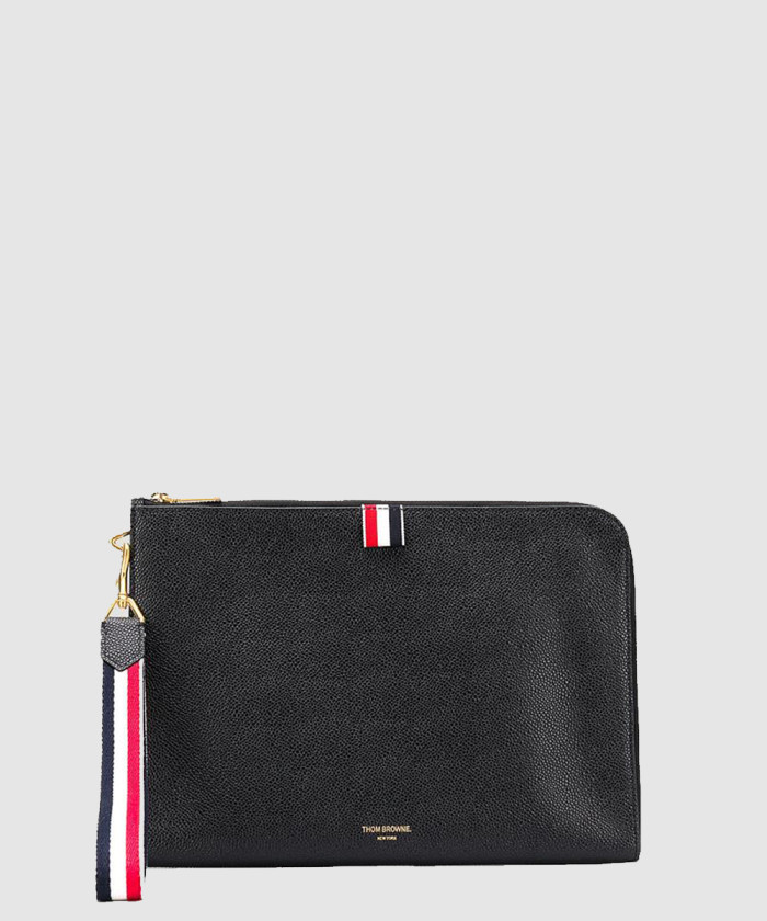 [THOM BROWNE-톰브라운]스트랩 폴리오 클러치 MAC083