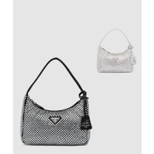 [PRADA-프라다]크리스탈 새틴 호보백 1NE515