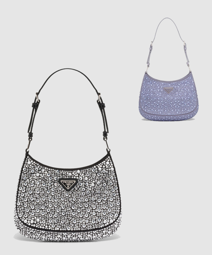 [PRADA-프라다]크리스탈 클레오 숄더백 1BC169