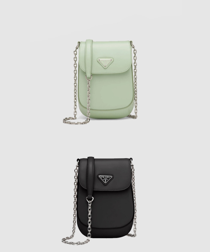 [PRADA-프라다]브러시드 미니 크로스백 1BH185