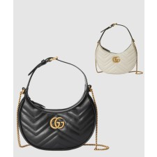 [GUCCI-구찌]GG 마몽 하프문 쉐입 미니백 699514