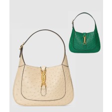 [GUCCI-구찌]재키 1961 오스트리치 스몰 호보백 636709