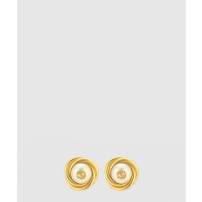 [GUCCI-구찌]골드톤 GG 귀걸이 605727