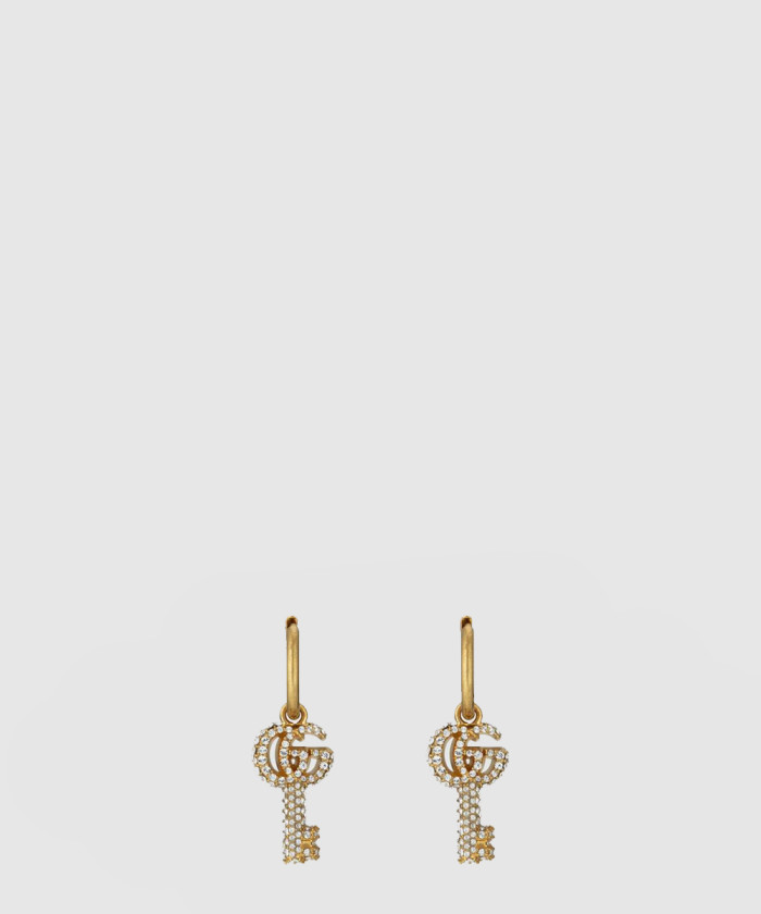 [GUCCI-구찌]GG 크리스탈 열쇠 귀걸이 645624