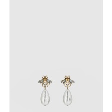 [GUCCI-구찌]드롭 펄 비 귀걸이 490312