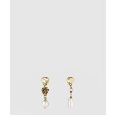 [GUCCI-구찌]인터로킹 G 플라워 펄 귀걸이 661127