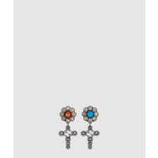 [GUCCI-구찌]크리스탈 플라워 귀걸이 656905