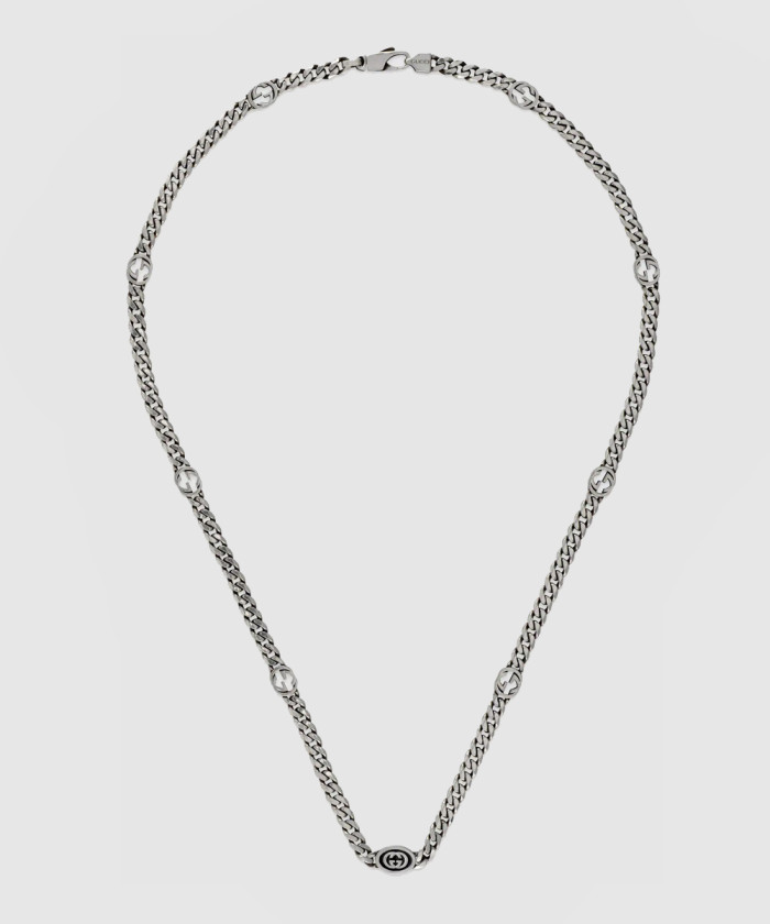 [GUCCI-구찌]인터로킹 G 목걸이 678661