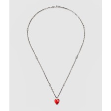 [GUCCI-구찌]하트 인터로킹 G 목걸이 645545