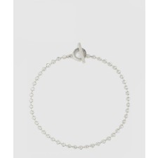 [GUCCI-구찌]실버 볼 체인 목걸이 602736