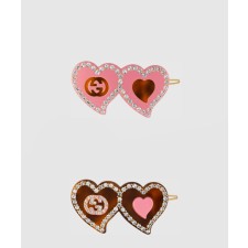 [GUCCI-구찌]GG 하트 머리핀 679029