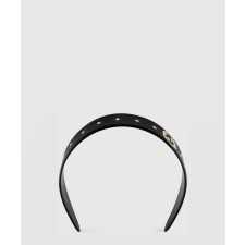 [GUCCI-구찌]크리스탈 인터로킹 G 헤어밴드 628716