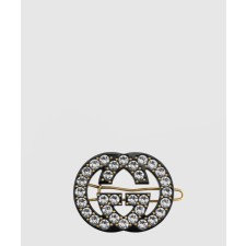 [GUCCI-구찌]크리스탈 인터로킹 G 머리핀 627917