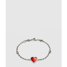 [GUCCI-구찌]하트 인터로킹 G 팔찌 645546