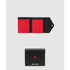 [MIUMIU-미우미우]마드라스 러브 반지갑 5MH014