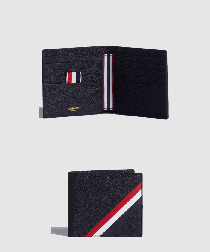 [THOM BROWNE-톰브라운]스트라이프 반지갑 MAW038