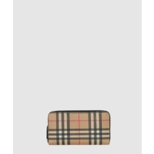 [BURBERRY-버버리]빈티지 E-캔버스 지퍼월렛 80166121