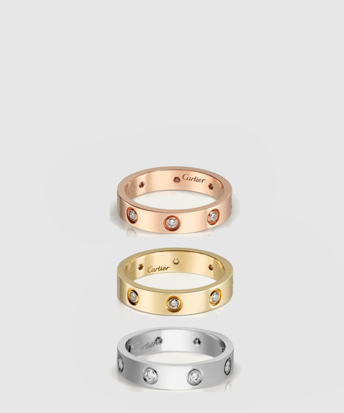 [CARTIER-까르띠에]러브 웨딩 반지 B4050800