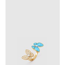 [VAN CLEEF-반클리프]투 버터플라이 비트윈 더 핑거 반지 7UZ00