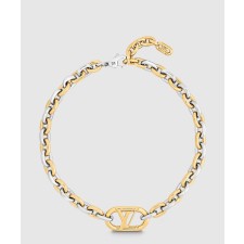 [LOUIS VUITTON-루이비통]에브리데이 체인 LV  목걸이 M00593