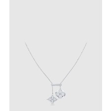 [LOUIS VUITTON-루이비통]다이아몬드 블라썸 네글리주 목걸이 Q94310