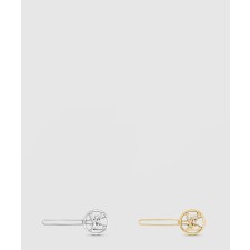 [LOUIS VUITTON-루이비통]베이비 루이즈 헤어클립 세트 M00590