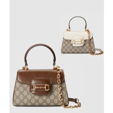 [GUCCI-구찌]홀스빗 1955 탑핸들백 703848
