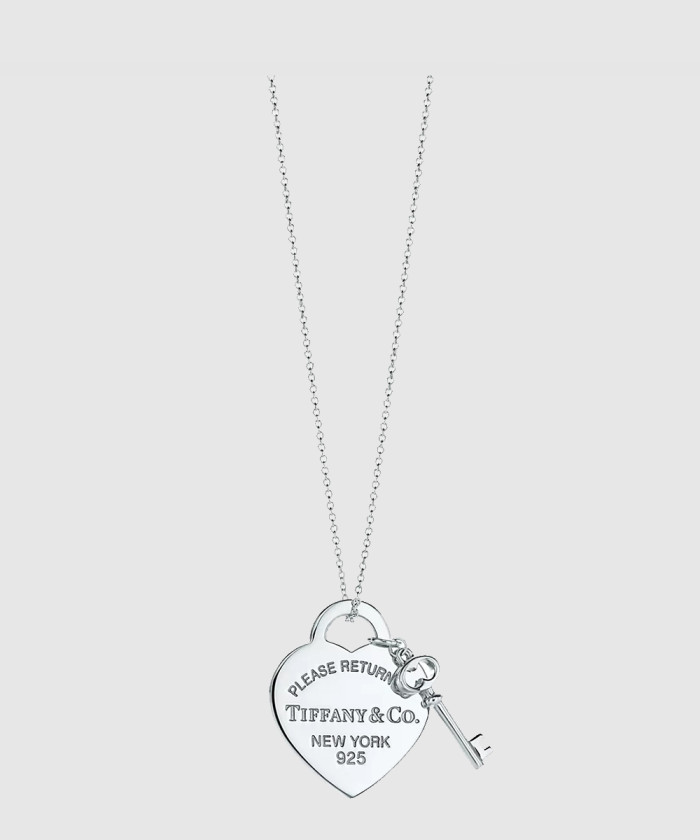 [TIFFANY-티파니] 하트 태그 키 목걸이