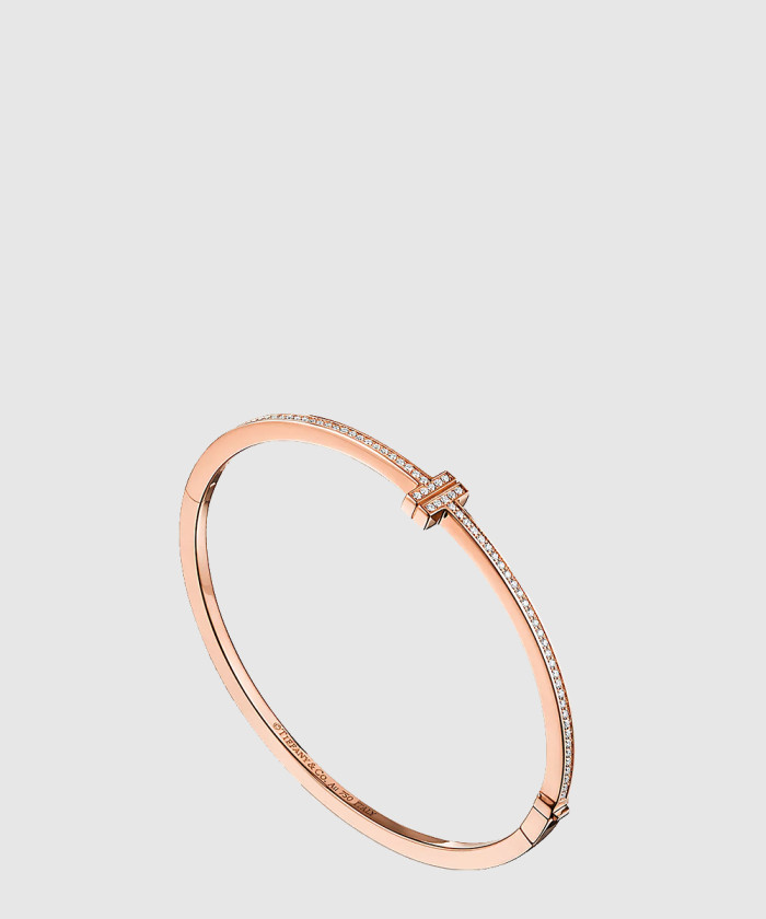 [TIFFANY-티파니]다이아몬드 힌지드 와이어 팔찌