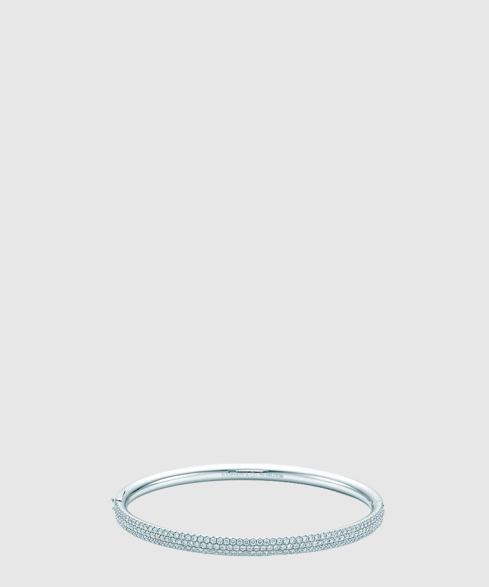 [TIFFANY-티파니]쓰리 로우 힌지드 팔찌