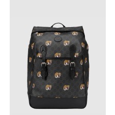[GUCCI-구찌]타이거 프린트 GG 미듐 백팩 ‎696013
