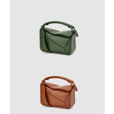 [LOEWE-로에베]퍼즐백 새틴 카프스킨 미니