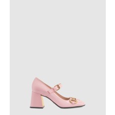 [GUCCI-구찌]홀스빗 미드힐 펌프스 694855