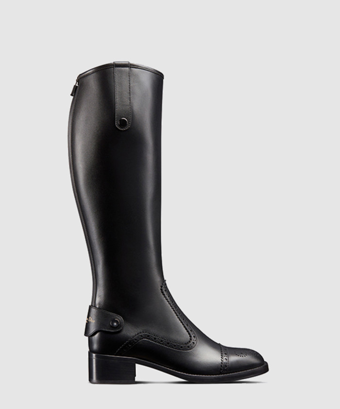 [DIOR-디올]D-FOLK 힐 앵클부츠 KDI82