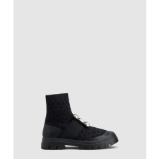 [ROGER VIVIER-로저비비에]워키 비브 라인스톤 삭스 앵클부츠 6283