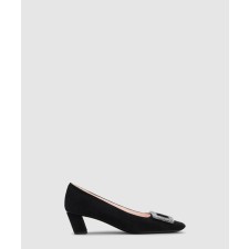 [ROGER VIVIER-로저비비에]벨 비비에 그래나이트 스웨이드 펌프스 0063