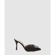 [M.BLAHNIK-마놀로블라닉]살보라 새틴 뮬