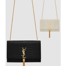 [SAINT LAURENT-생로랑]크로커 케이트백 테슬 미듐 354119