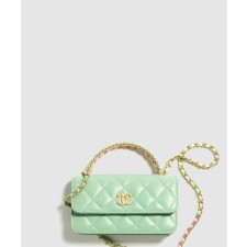 [CHANEL-샤넬]체인 플랩 폰 홀더 AP3242