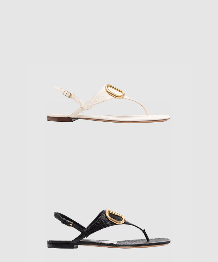 [VALENTINO-발렌티노]브이로고 슬링백 샌들