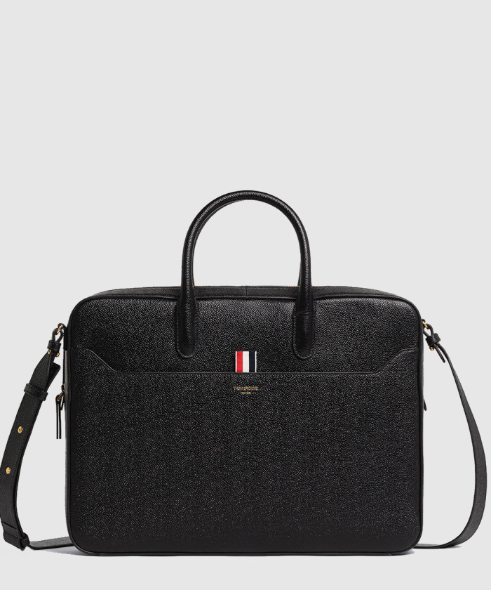 [THOM BROWNE-톰브라운]비즈니스 페블 토트백 MAG064