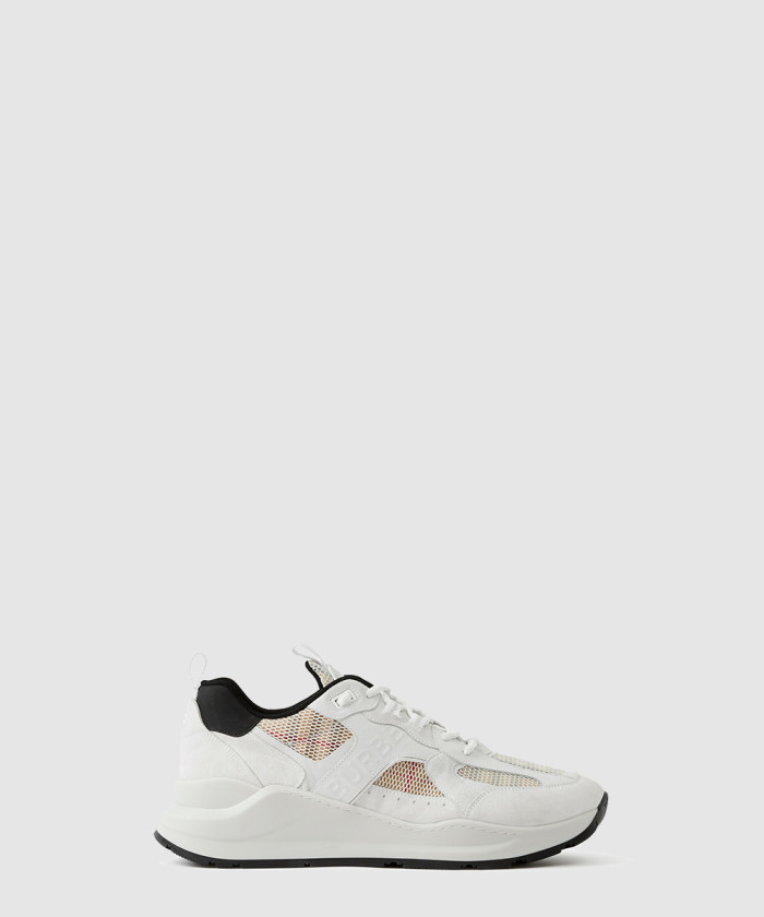 [BURBERRY-버버리]메시 스웨이드 체크 스니커즈 80618801