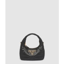 [PRADA-프라다]탑스티치 나파 호보백 미니 1BA384